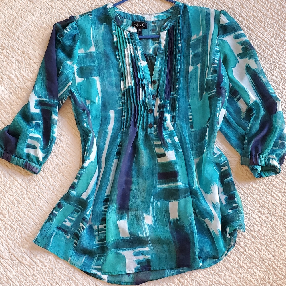Nicole Miller Sheer blouse